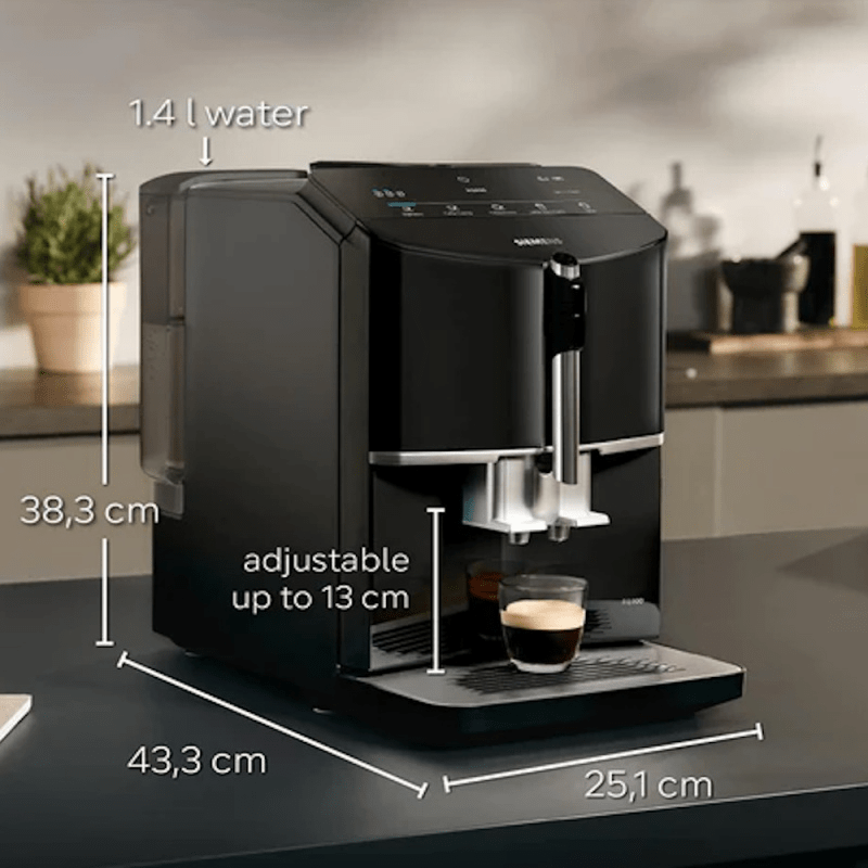 Siemens EQ300 Fully Automatic Coffee Machine TF301G19 - COFFEE MAKERS / ACCESSORIES - Beattys of Loughrea