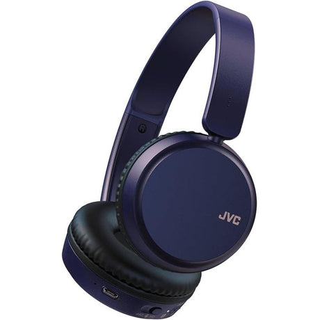 JVC HA-S36-W Deep Bass Wireless On-Ear Headphones - Blue - HEADPHONES / EARPHONES/ MICROPHONE - Beattys of Loughrea