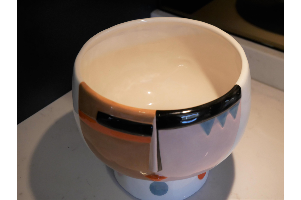 Ceramic Face Plant Pot 15cm (Plant not incl.) - FLOWERPOT/VASE/JUG 1 - Beattys of Loughrea