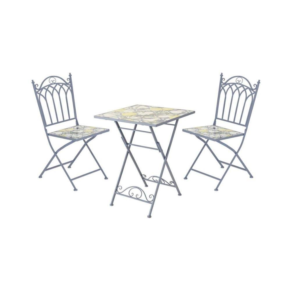 Sicily Blue Mosaic Bistro Set - BISTRO SET 2 PERSON - Beattys of Loughrea
