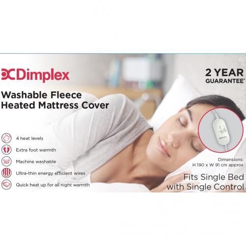 Dimplex Single Fleece Mattress Cover DMC3001 - ELEC BLANKET UNDER - Beattys of Loughrea