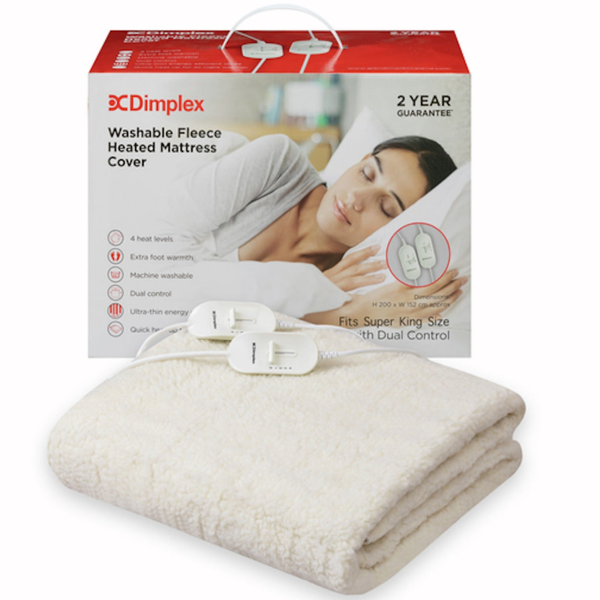 Dimplex Super King Under Blanket Dual Control DMC3004 - ELEC BLANKET UNDER - Beattys of Loughrea