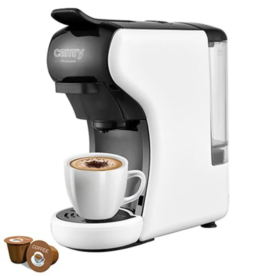 Camry ADLCR4414 19 Bar Multi-Capsule Espresso & Filter Coffee Machine White