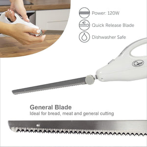 Quest Electric Knife White - ELECTRIC KNIFE - Beattys of Loughrea