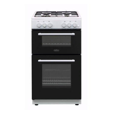 Belling 50cm Twin Cavity LPG Gas Cooker BFSG51TCWHLPG - GAS COOKER <65CM/ BUILT - IN OVEN - Beattys of Loughrea