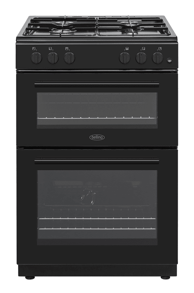 Belling 60CM Freestanding LPG Gas Cooker - Black | BFSG61TCBKLPG - GAS COOKER <65CM/ BUILT - IN OVEN - Beattys of Loughrea