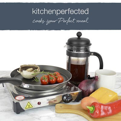 Kitchen Perfected 1500W Single Hotplate - Stainless Steel - PLATE/FOOD WARMER - Beattys of Loughrea