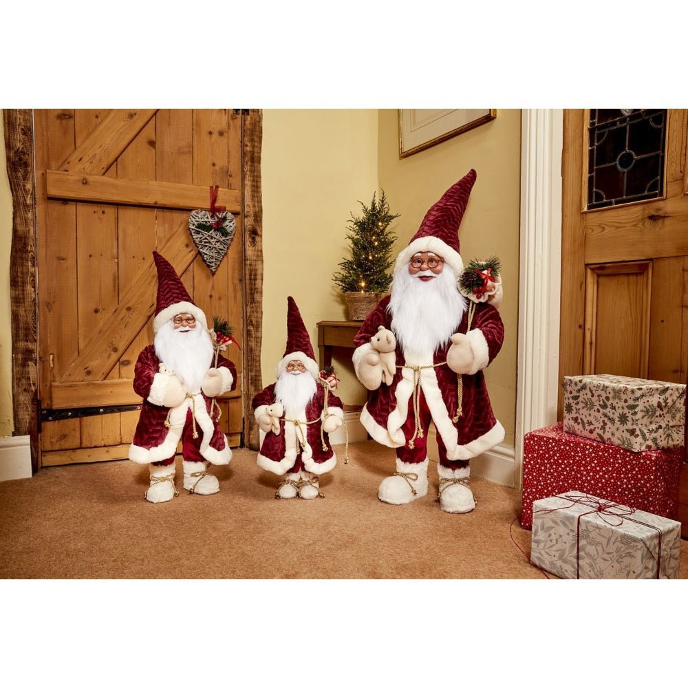Jumbo Papa Noel | Burgundy - XMAS SOFT DECOS - Beattys of Loughrea