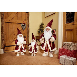 Jumbo Papa Noel | Burgundy - XMAS SOFT DECOS - Beattys of Loughrea