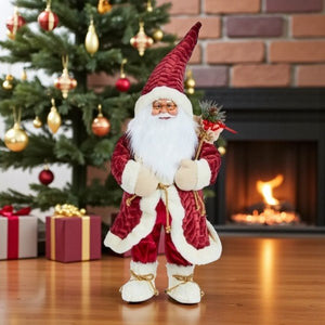 Jumbo Papa Noel | Burgundy - XMAS SOFT DECOS - Beattys of Loughrea