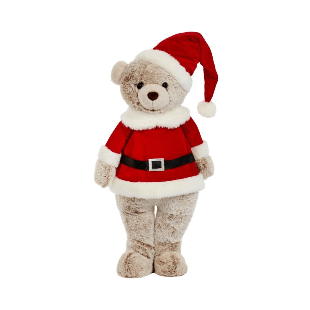 Three Kings Teddy Santa Large Standing Christmas Decoration - XMAS SOFT DECOS - Beattys of Loughrea