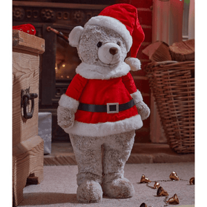 Three Kings Teddy Santa Large Standing Christmas Decoration - XMAS SOFT DECOS - Beattys of Loughrea