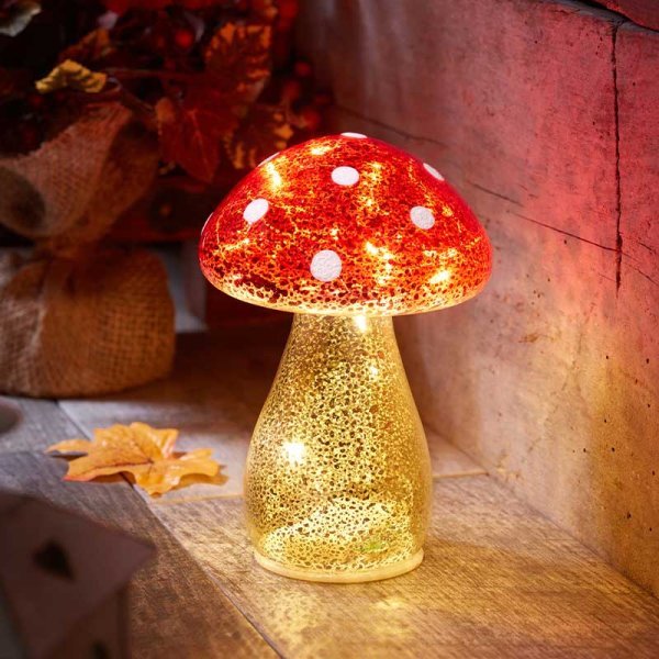 InLit GloShroom 16cm - GARDEN ORNAMENTS INCL SOLAR - Beattys of Loughrea