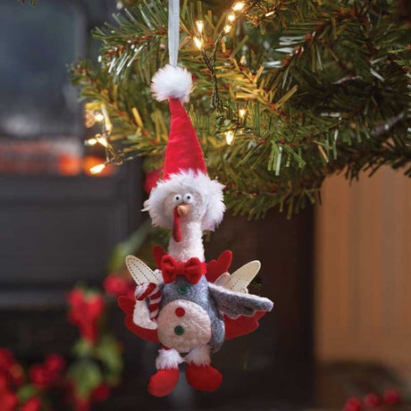 Xmas Turkey Pendant 20cm - XMAS HANGING DECOS - Beattys of Loughrea