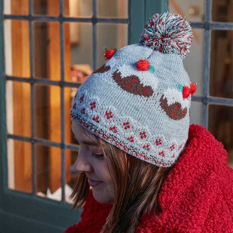 Luxury Beanie Hat - Xmas Pudding - XMAS CLOTHING Christmas clothing human and pet - Beattys of Loughrea