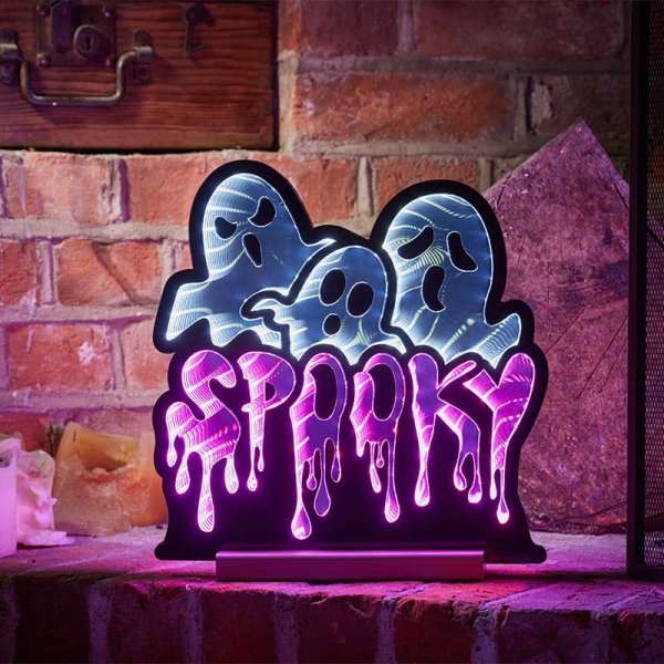 Spooky 30cm, Low Voltage Infinity Battery Operated - GARDEN ORNAMENTS INCL SOLAR - Beattys of Loughrea