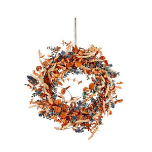 60cm Celebration Whirl Autumn Wreath - GARDEN ORNAMENTS INCL SOLAR - Beattys of Loughrea