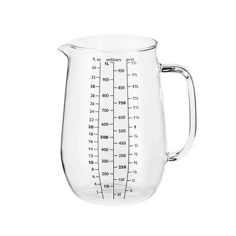 Stellar Kitchen 1L Glass Measuring Jug - KITCHEN HAND TOOLS - Beattys of Loughrea