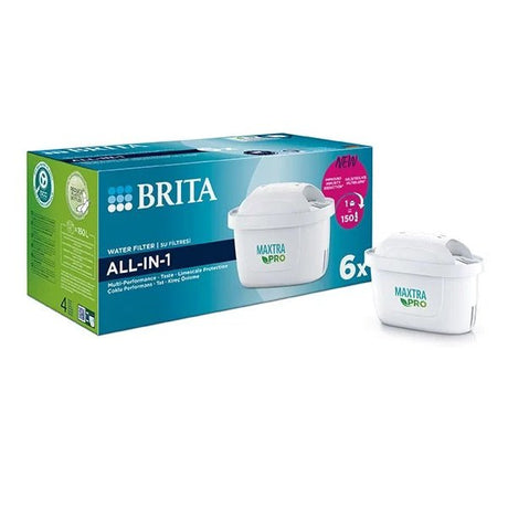 Brita MAXTRA PRO ALL-IN-1 6 Pack Cartridges - WATER FILTERS - Beattys of Loughrea