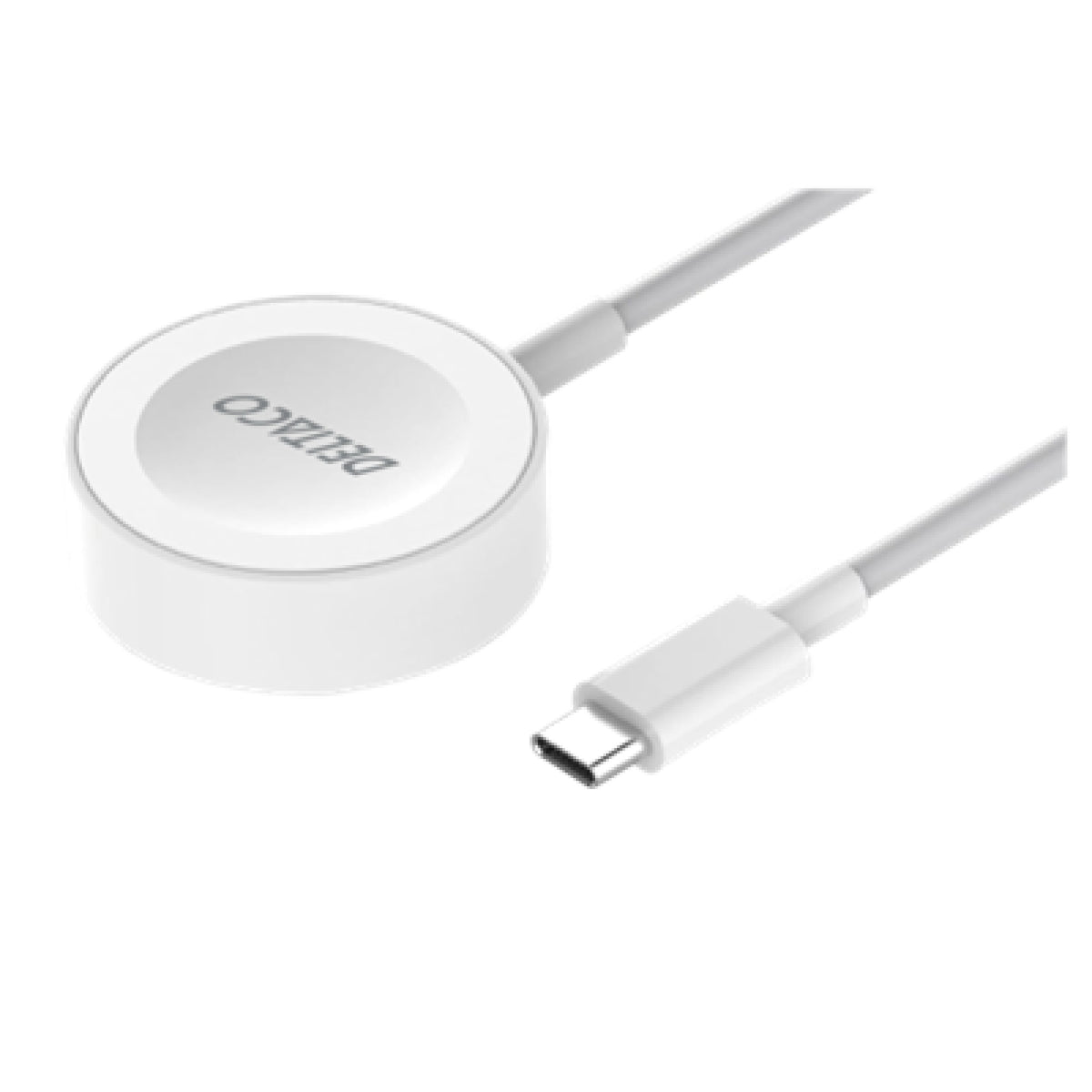Deltaco Apple Watch Charger USB-C 1m - White