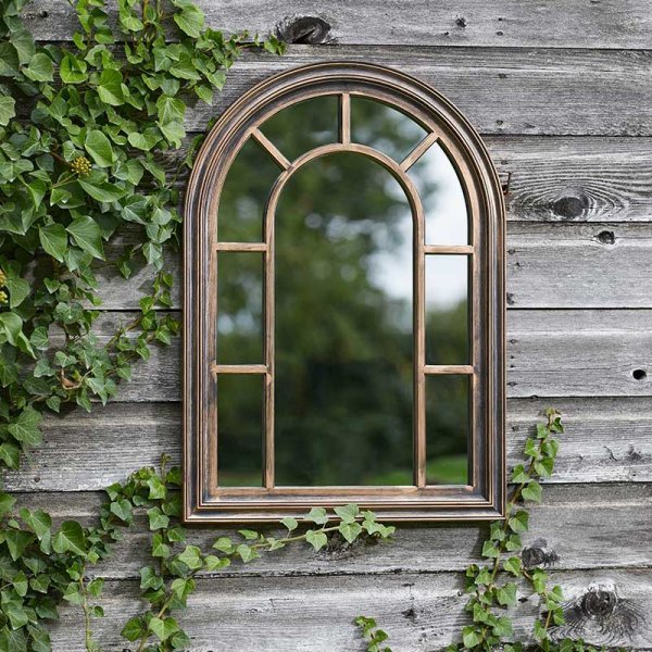Arcadia Home & Garden Mirror 70x50cm - Coppergris - WALL MIRRORS - Beattys of Loughrea
