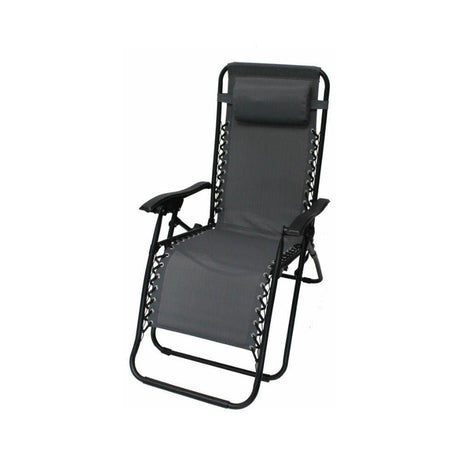 Culcita Zero Gravity Chair - Grey - SINGLE GARDEN BENCH/ CHAIR - Beattys of Loughrea