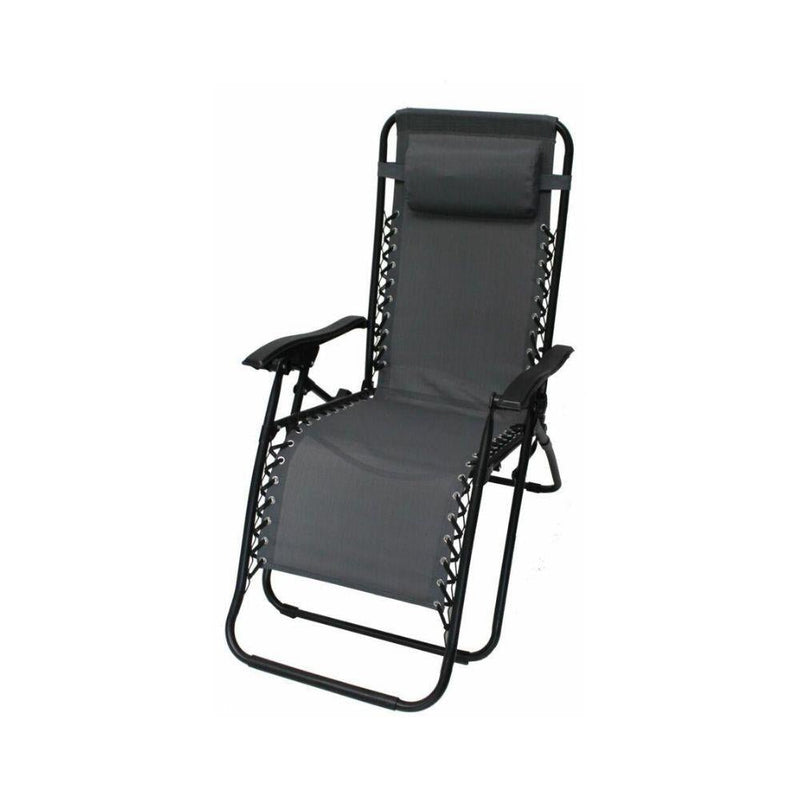Culcita Zero Gravity Chair - Grey - SINGLE GARDEN BENCH/ CHAIR - Beattys of Loughrea