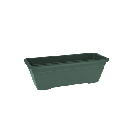 Venezia 40cm Window Box Green - PLASTIC FLOWER POT - Beattys of Loughrea