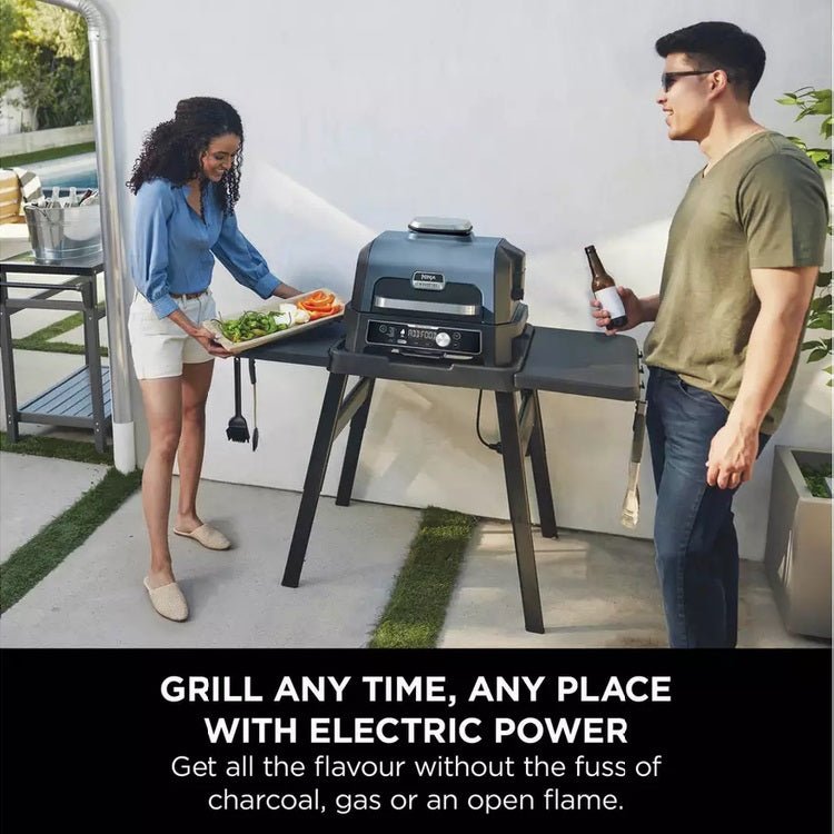 Ninja OG901UK Woodfire Pro Connect XL Electric BBQ Grill & Smoker - ELECT OVEN SINGLE & DBLE BUILT IN - Beattys of Loughrea