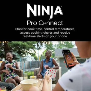 Ninja OG901UK Woodfire Pro Connect XL Electric BBQ Grill & Smoker - ELECT OVEN SINGLE & DBLE BUILT IN - Beattys of Loughrea