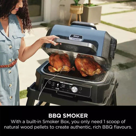 Ninja OG901UK Woodfire Pro Connect XL Electric BBQ Grill & Smoker - ELECT OVEN SINGLE & DBLE BUILT IN - Beattys of Loughrea