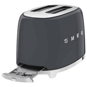 Smeg 50'S Retro Style Aesthetic 2 Slice Toaster - Slate Grey