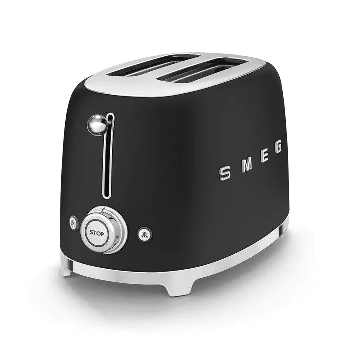 Smeg 50’s Style Two Slice Toaster Matt Black