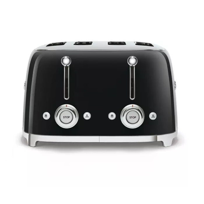 Smeg 50's Retro Style Slice Black Toaster – Beattys of Loughrea