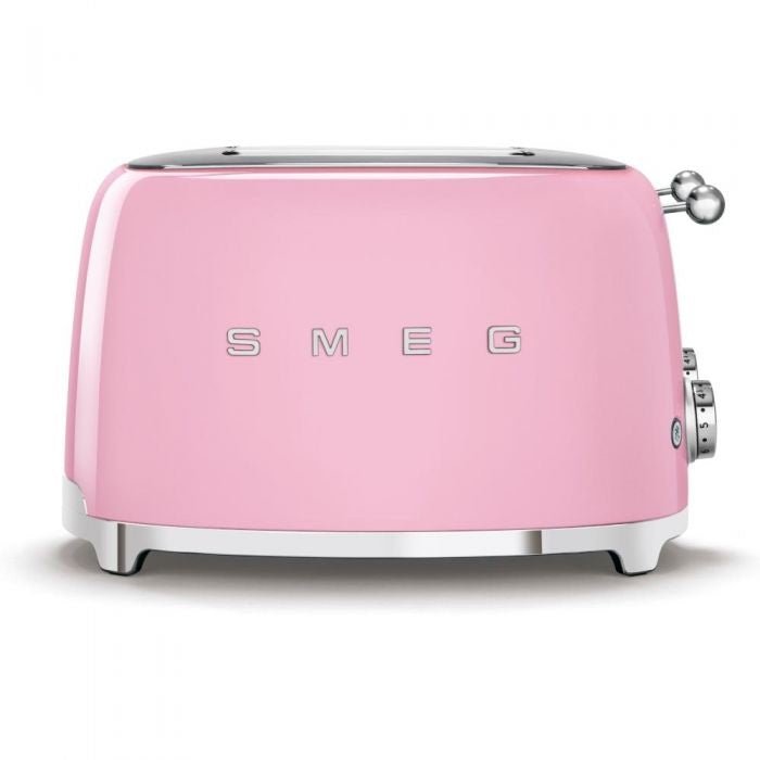 Smeg 50's Retro Style 4 Slice Pink Toaster - TOASTERS - Beattys of Loughrea