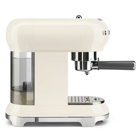 Smeg 50'S Espresso Pump Coffee Machine - Cream - COFFEE MAKERS / ACCESSORIES - Beattys of Loughrea