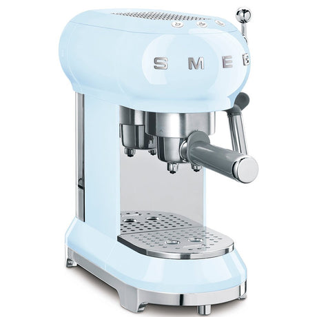 Smeg 50'S Espresso Pump Coffee Machine - Pastel Blue - COFFEE MAKERS / ACCESSORIES - Beattys of Loughrea