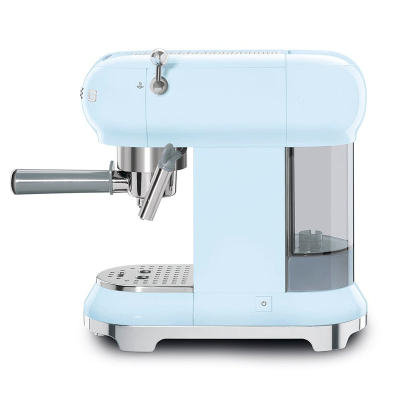 Smeg 50'S Espresso Pump Coffee Machine - Pastel Blue - COFFEE MAKERS / ACCESSORIES - Beattys of Loughrea