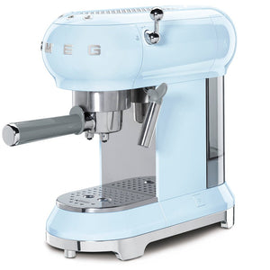 Smeg 50'S Espresso Pump Coffee Machine - Pastel Blue - COFFEE MAKERS / ACCESSORIES - Beattys of Loughrea