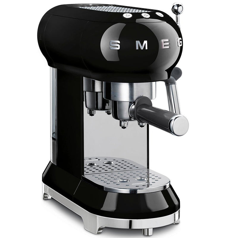 Smeg Gloss Black Espresso Coffee Machine - COFFEE MAKERS / ACCESSORIES - Beattys of Loughrea