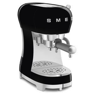 Smeg Gloss Black Espresso Coffee Machine