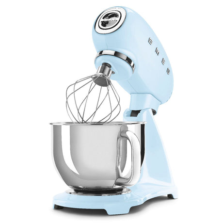 Smeg SMF03PBUK Stand Mixer in Pastel Blue - IRONS - Beattys of Loughrea