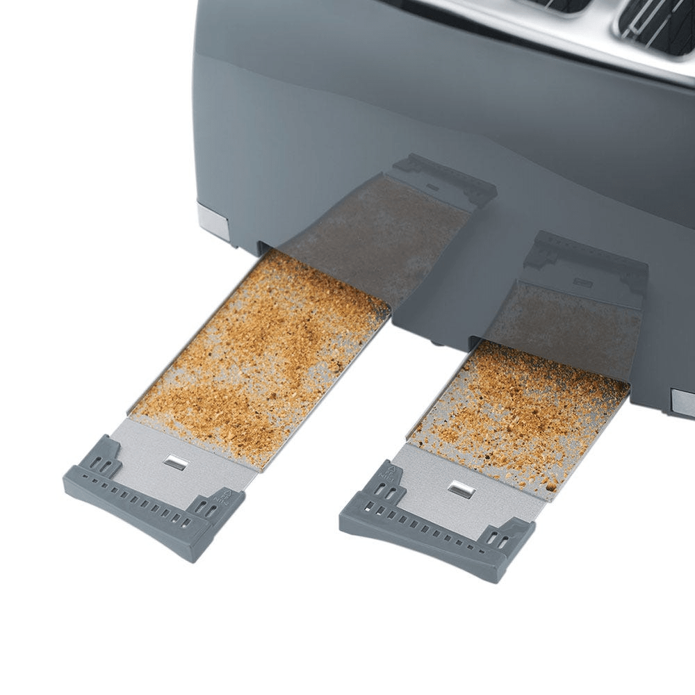 Russell Hobbs Honeycomb 4 Slice Grey Toaster 26073 - TOASTERS - Beattys of Loughrea