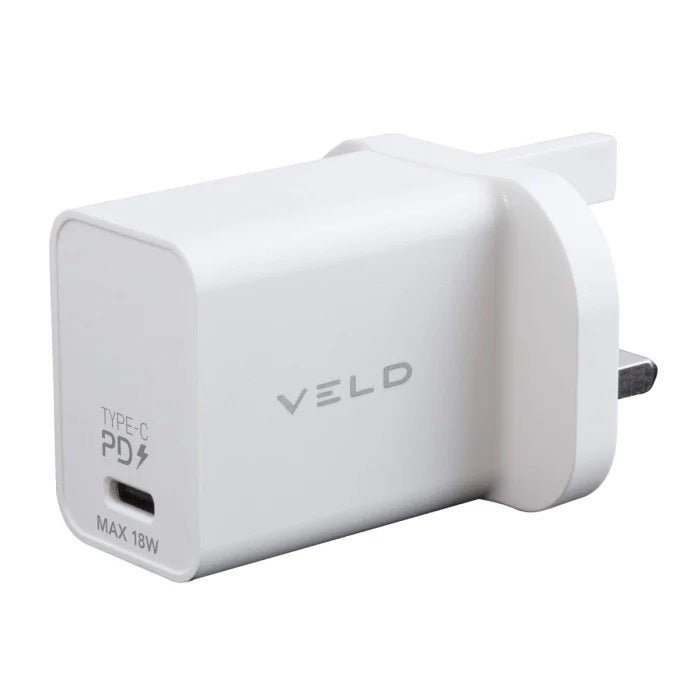 Veld Super Fast Type-C Wall Charger 20W - Beattys of Loughrea | www.beattys.ie