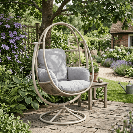 Ashley Swivel Egg Chair - EGG/ HANGING CHAIRS - Beattys of Loughrea