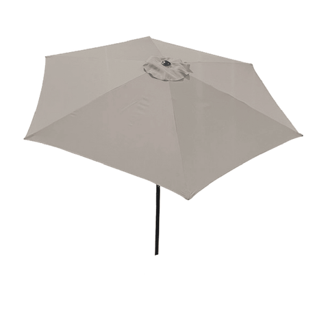 2.7M Crank & Tilt Parasol 300992 – Taupe - PARASOLS - Beattys of Loughrea