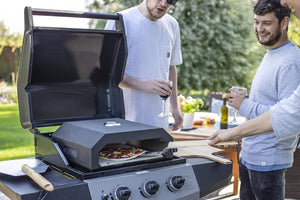 La Hacienda 56293 BBQ Pizza Oven Black