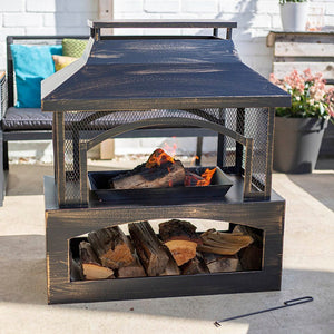 La Hacienda Camino Log Burner - FIREPIT, GARDEN HEATER - Beattys of Loughrea