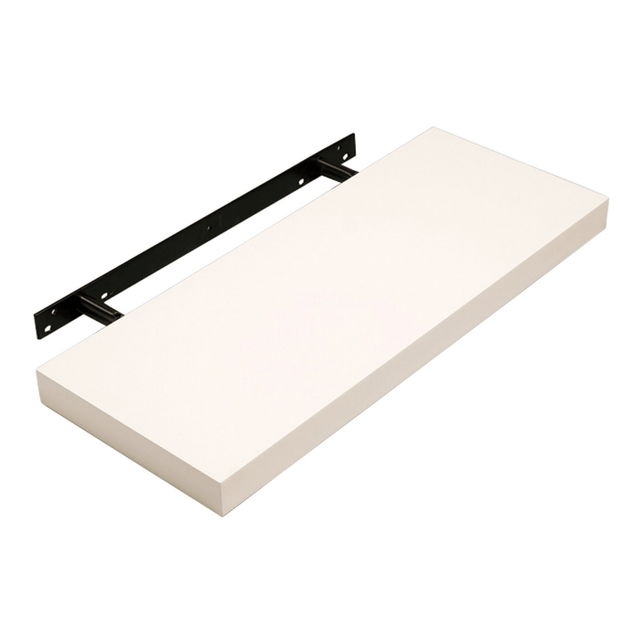 Core Hudson Floating Shelf (Cream Gloss) - WOODEN / PLASTIC SHELVES - Beattys of Loughrea