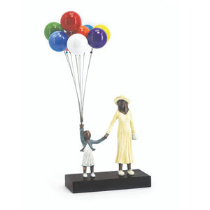 David McGlynn Sculpture - Mum & Girl 'Loving' - ORNAMENTS - Beattys of Loughrea